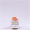 Remonte Lace Wedge Trainer With Side Zip - Cream Combi